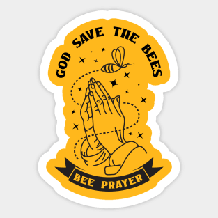 Bee Shirt Save the Bees Sticker